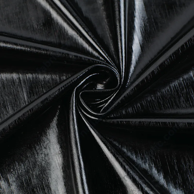 Reflective foil knit fabric detail for festival costume production