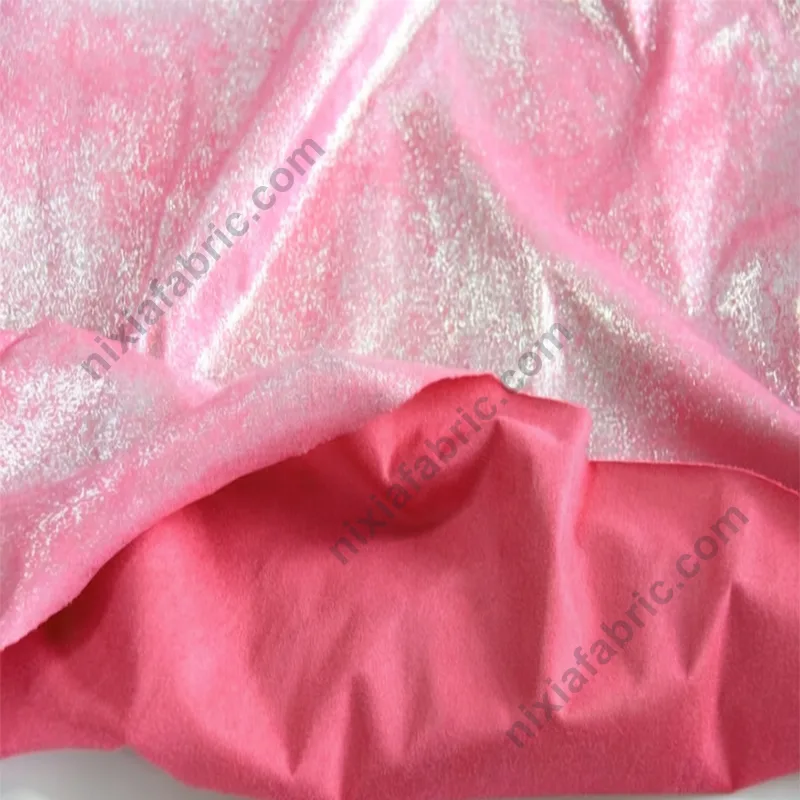 Reflective small-dot foil surface for performance costume production