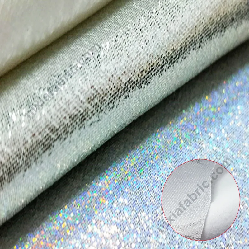 Dense dot foil suede-look fabric color assortment for display projects