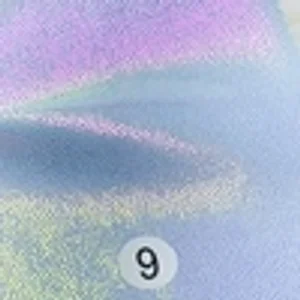 H2015030101 iridescent mystic metallic foil nylon spandex fabric color swatch 09