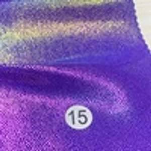 H2015030101 iridescent mystic metallic foil nylon spandex fabric color swatch 15