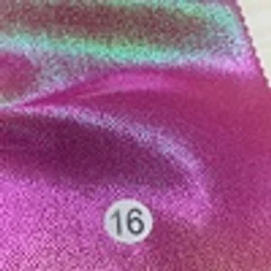 H2015030101 iridescent mystic metallic foil nylon spandex fabric color swatch 16