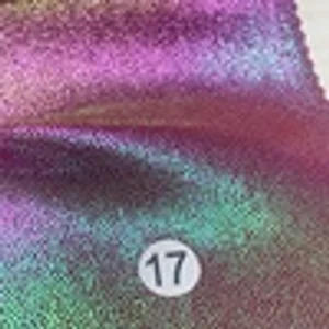 H2015030101 iridescent mystic metallic foil nylon spandex fabric color swatch 17