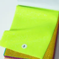 H2015030102 shiny neon green metallic foil nylon spandex fabric color swatch