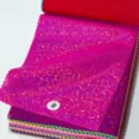 H2015030102 magenta metallic foil nylon spandex fabric color swatch