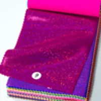 H2015030102 very berry metallic foil nylon spandex fabric color swatch