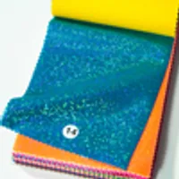 H2015030102 blue jewel metallic foil nylon spandex fabric color swatch